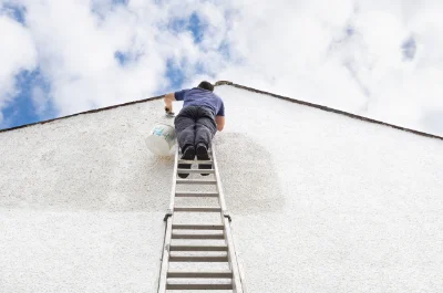 Peinture extérieure à Montbré — façades et ravalement